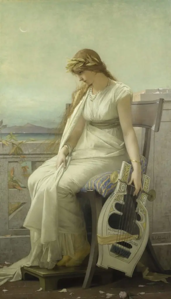 Sappho, by Jules Lefebvre