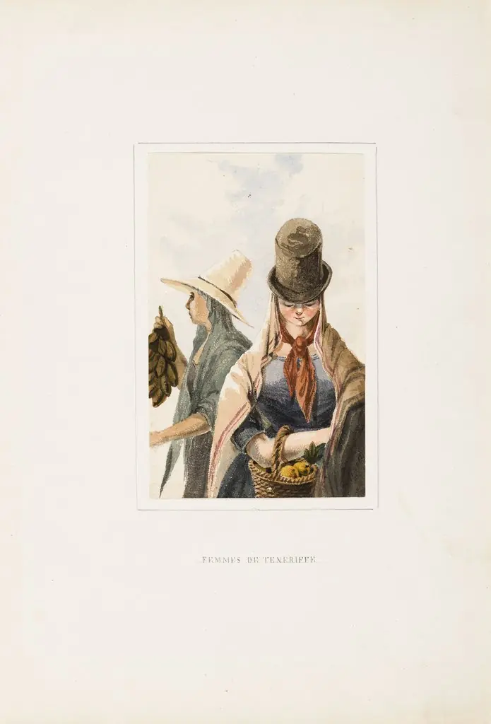 Femmes de Teneriffe, by Jules Marie Vincent de Sinety