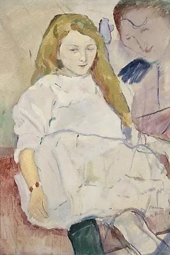 Mother and child, by Jules Pascin