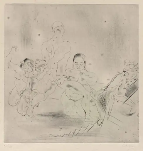 The Judgment of Solomon, by Jules Pascin