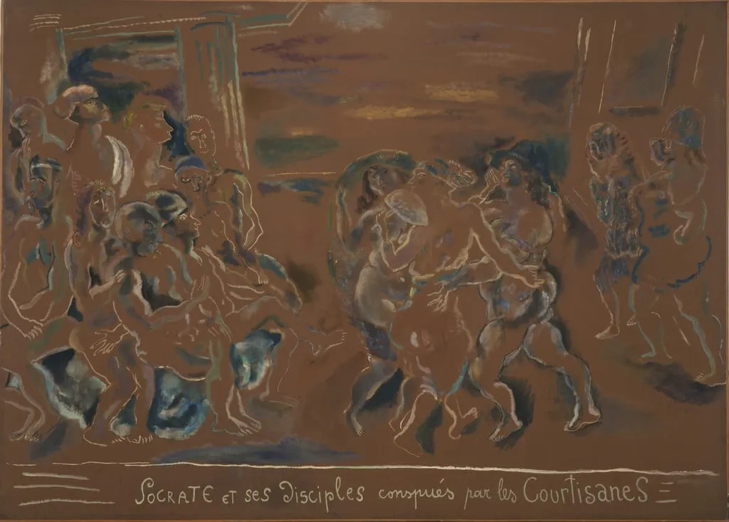 Untitled, by Jules Pascin, oil, 1921