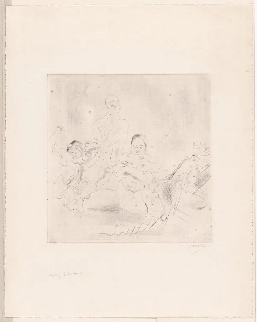 Untitled, by Jules Pascin, ink, 1925