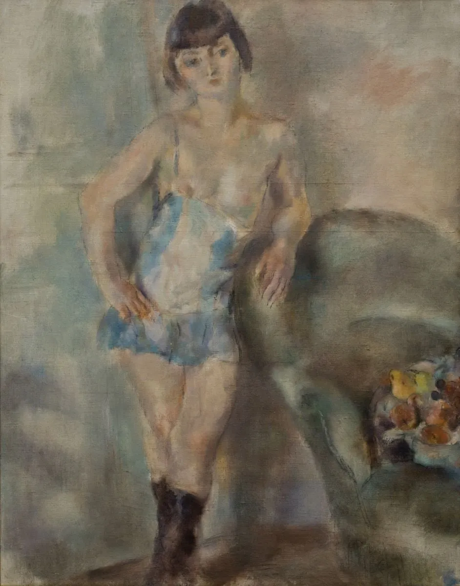 Tânără fată, by Jules Pascin (Pincas)