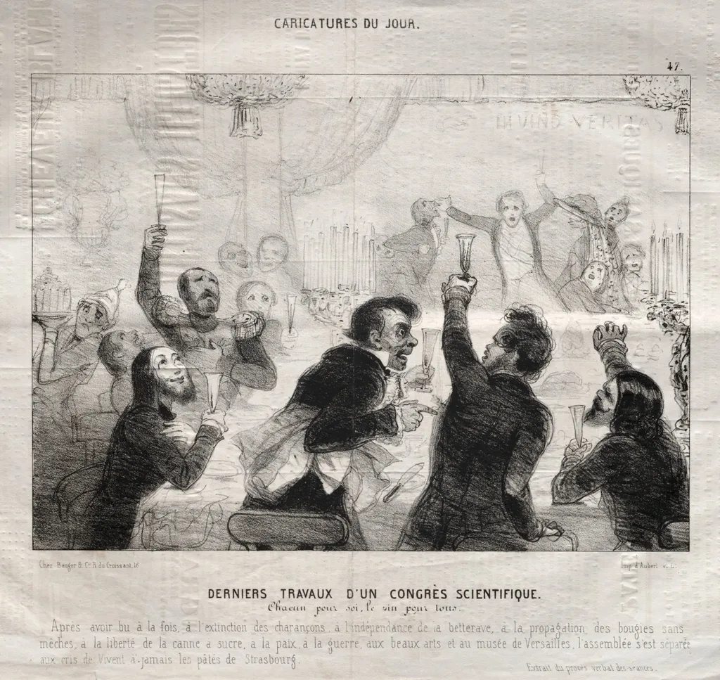 Derniere travaux d'un congrès scientifique, by Jules Platier, 1842