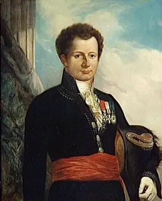 Portrait of Blaise-Francois-Aldegonde de Jouvencel (1762-1840), Maire de Versailles (1813-1816), by Jules Rigo, 1856