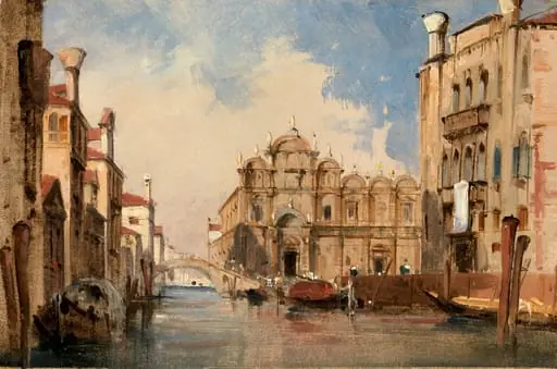 The Scuola di San Marco, Venice, by Jules-Romain Joyant