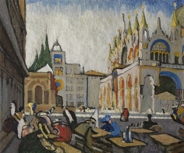 San Marco from the Piazetta — Jules Schmalzigaug