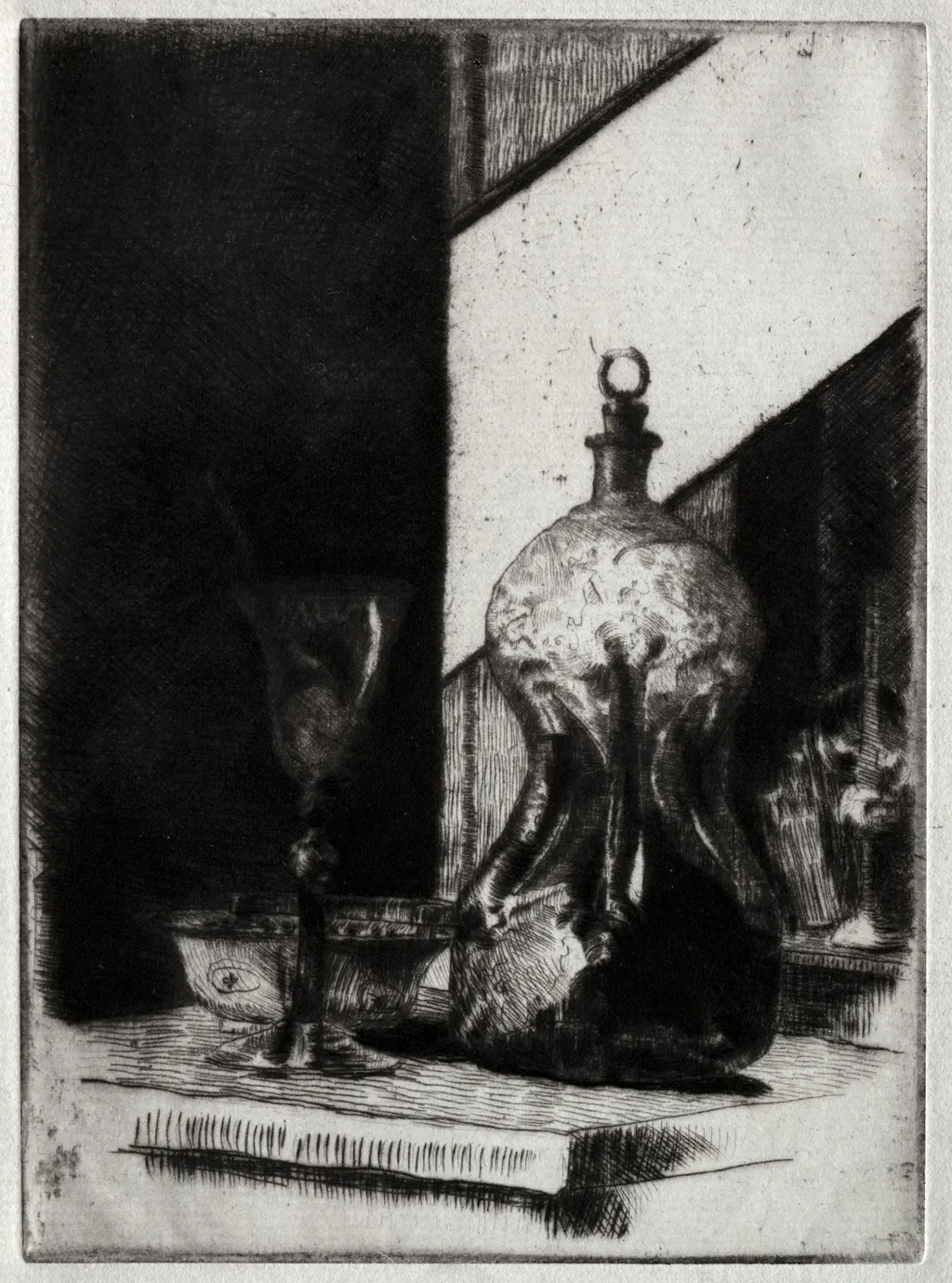 Dutch Schnapps, by Julian Alden Weir, 1889
