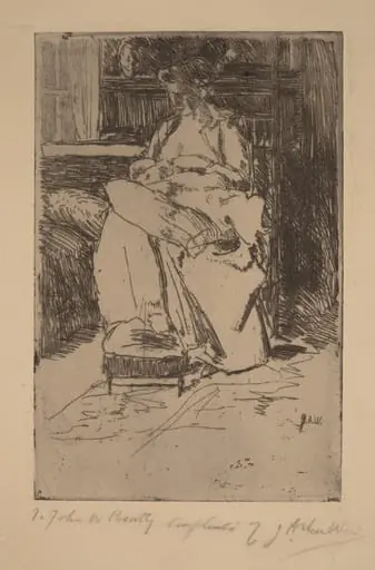 Mother and Child, by Julian Alden Weir