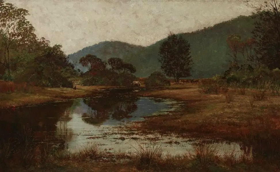A waterhole on the Hawkesbury River, by Julian Ashton