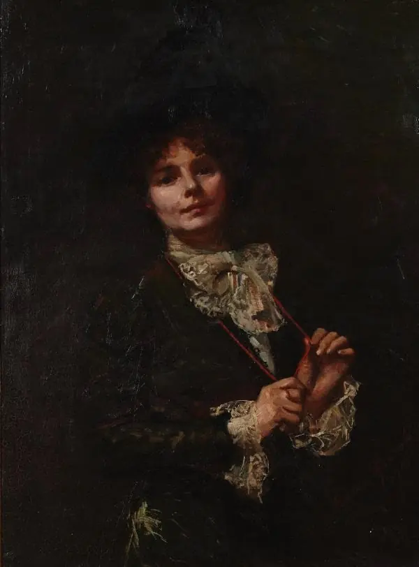 The coral necklet, by Julian Ashton