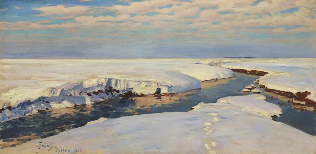 Winter Landscape, by Julian Fałat