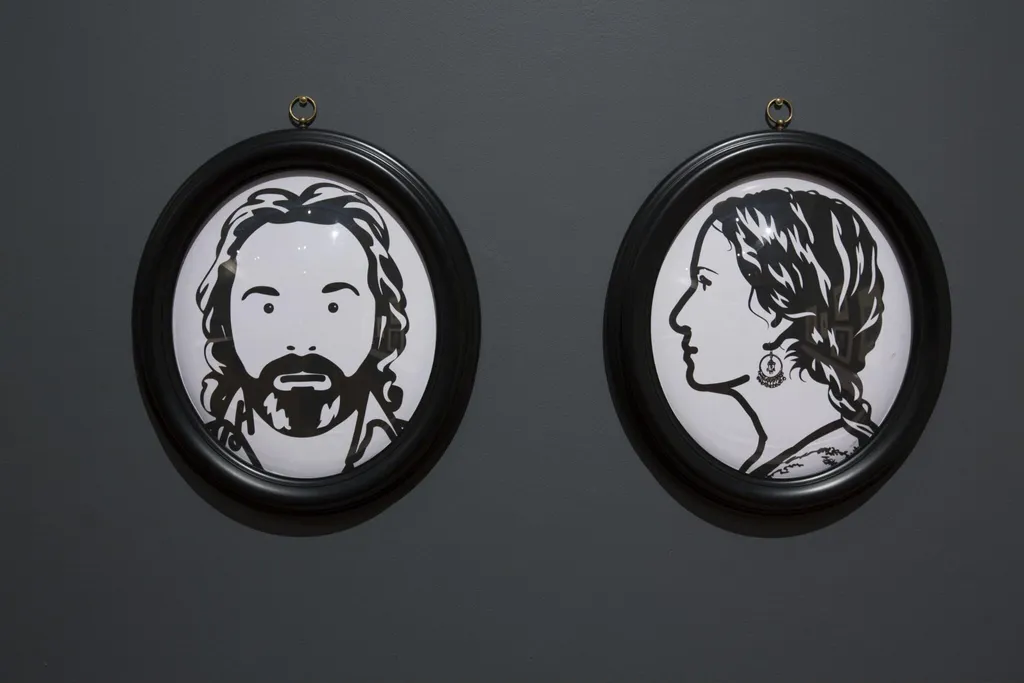 Luc and Ludivine Get Married, No. 7, by Julian Opie, 2007
