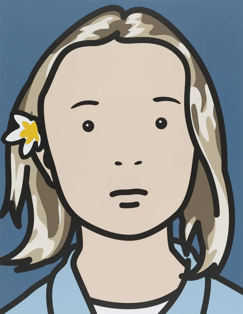 Untitled, by Julian Opie, ink, 2006