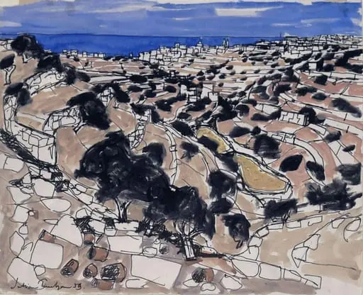 Malta, by Julian Trevelyan