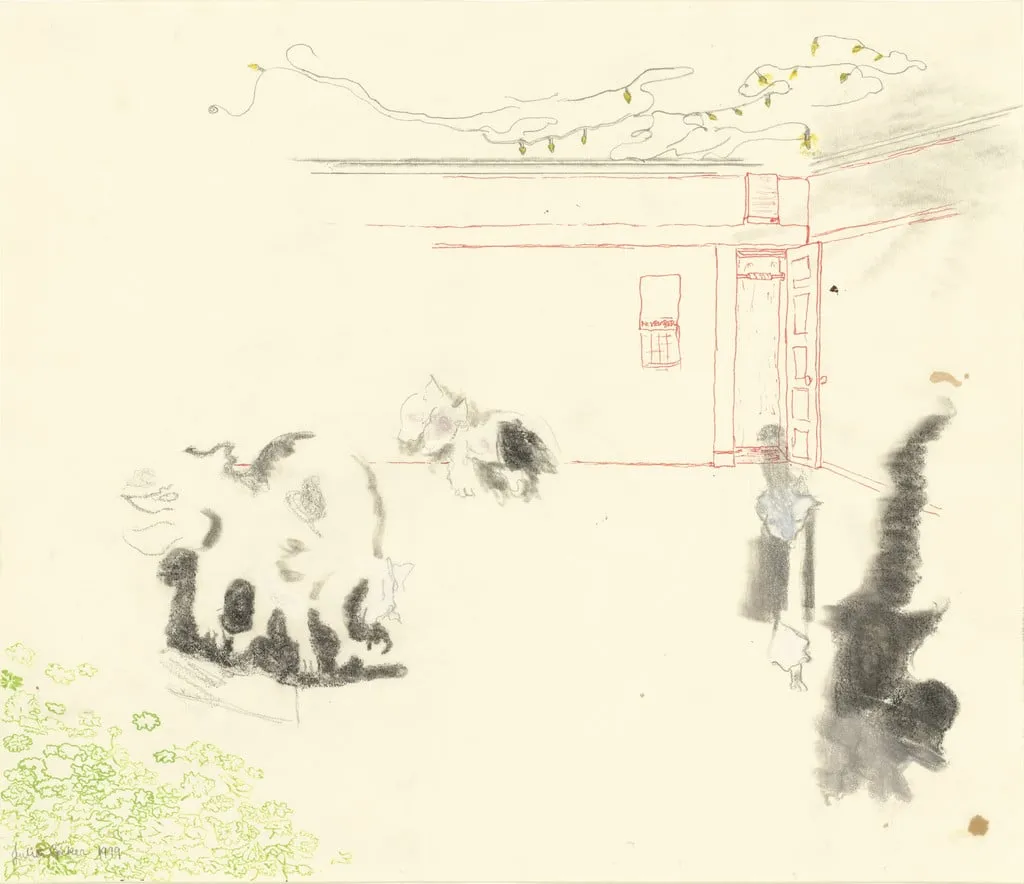 Untitled, by Julie Becker, graphite, 1999