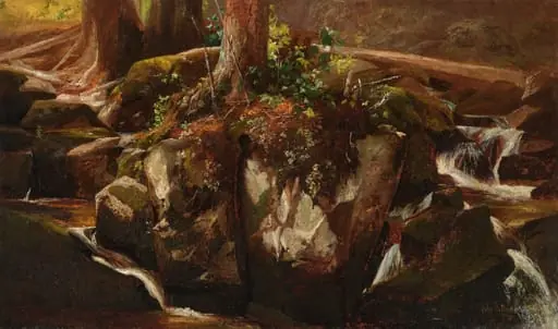 A Mountain Stream, by Julie H. Beers