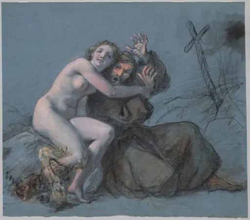 The Temptation of St. Anthony, by Julien Léopold Boilly