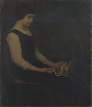 La noia de les perles, by Julio Moisés Fernández de Villasante, 1913