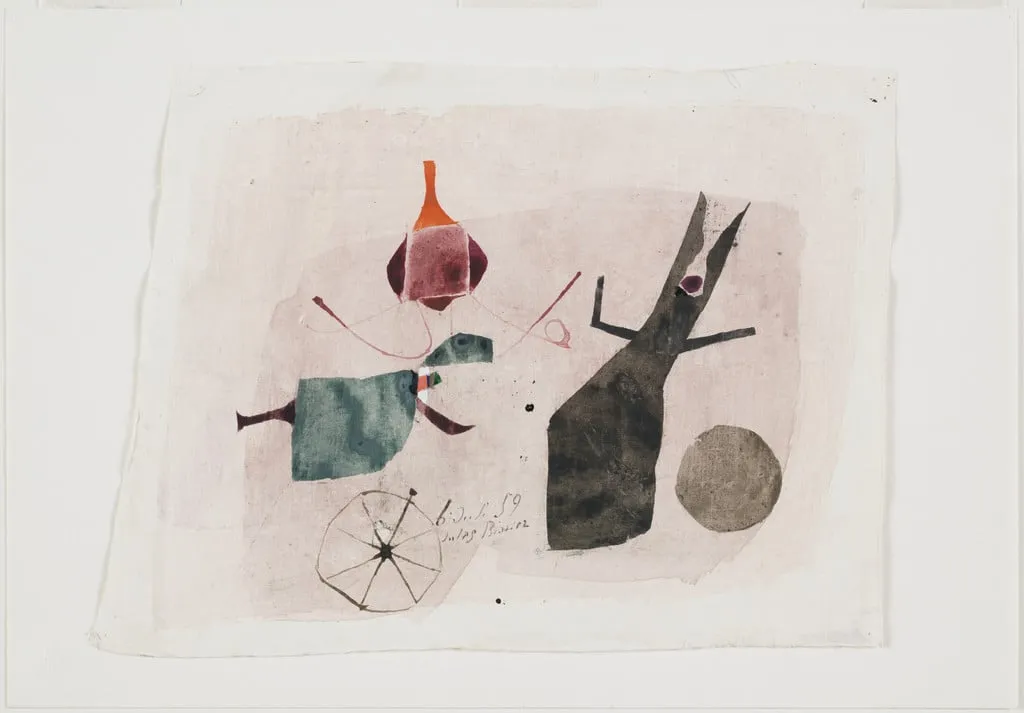Untitled, by Julius Bissier, oil, 1959