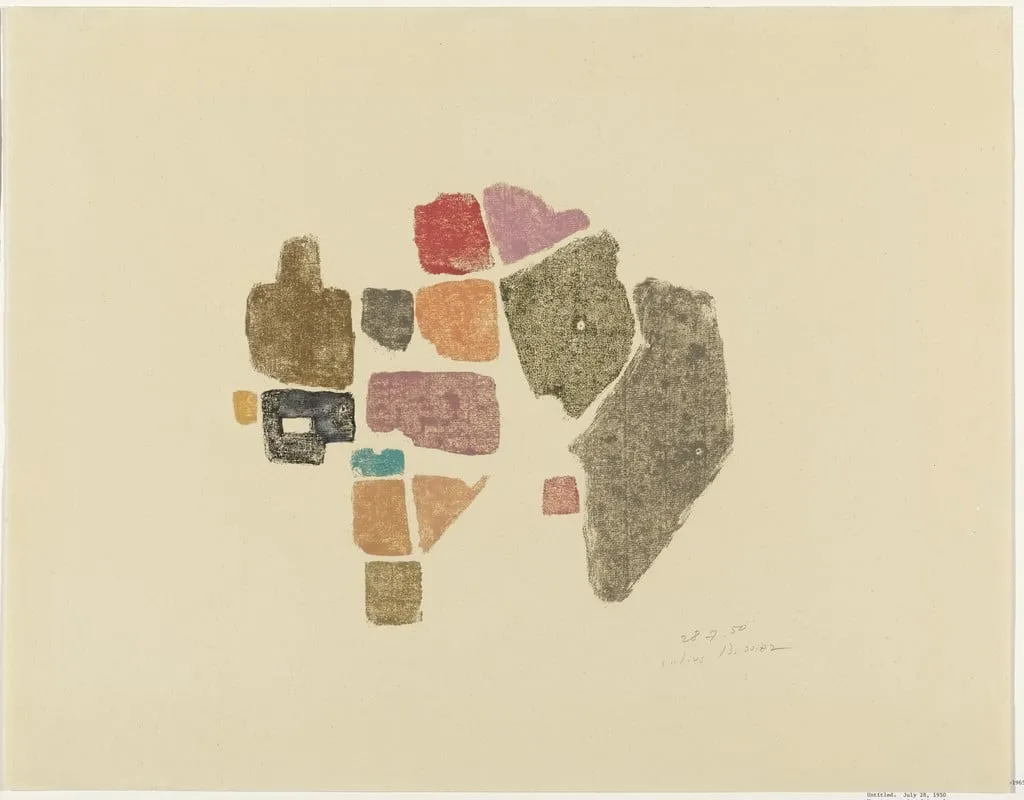 Untitled, by Julius Bissier, 1950