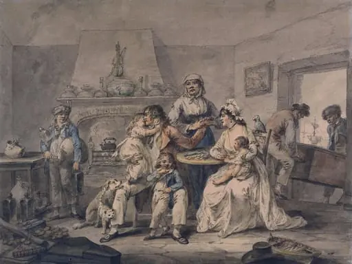 The Sailor's Return Home, by Julius Caesar Ibbetson