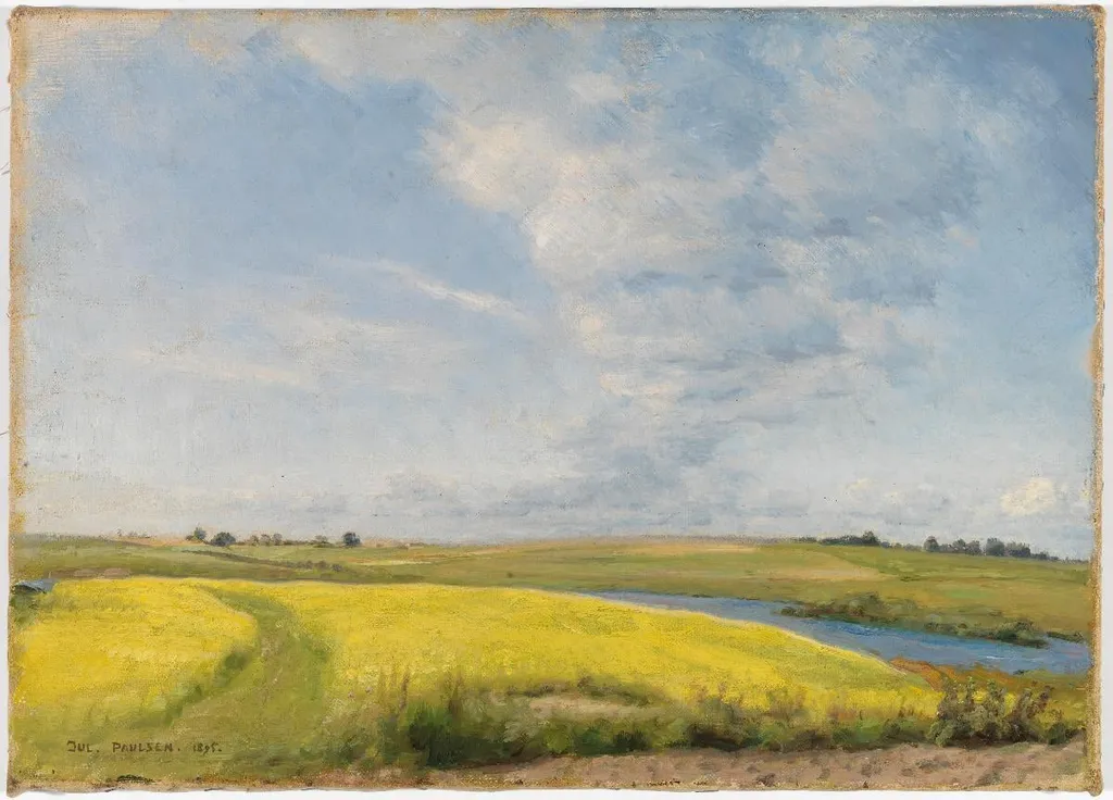 Sinappipelto, by Julius Paulsen, unspecified, 1910