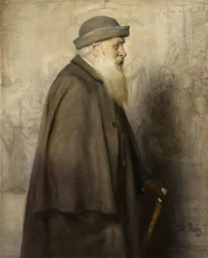 Tanskalaisen taidemaalari Lorenz Fröhlichin muotokuva, by Julius Paulsen