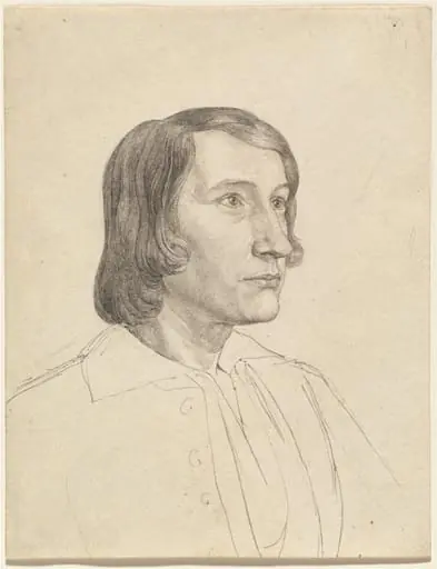 Gustav Heinrich Naeke, by Julius Schnorr von Carolsfeld