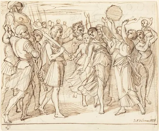 The Triumph of David, by Julius Schnorr von Carolsfeld