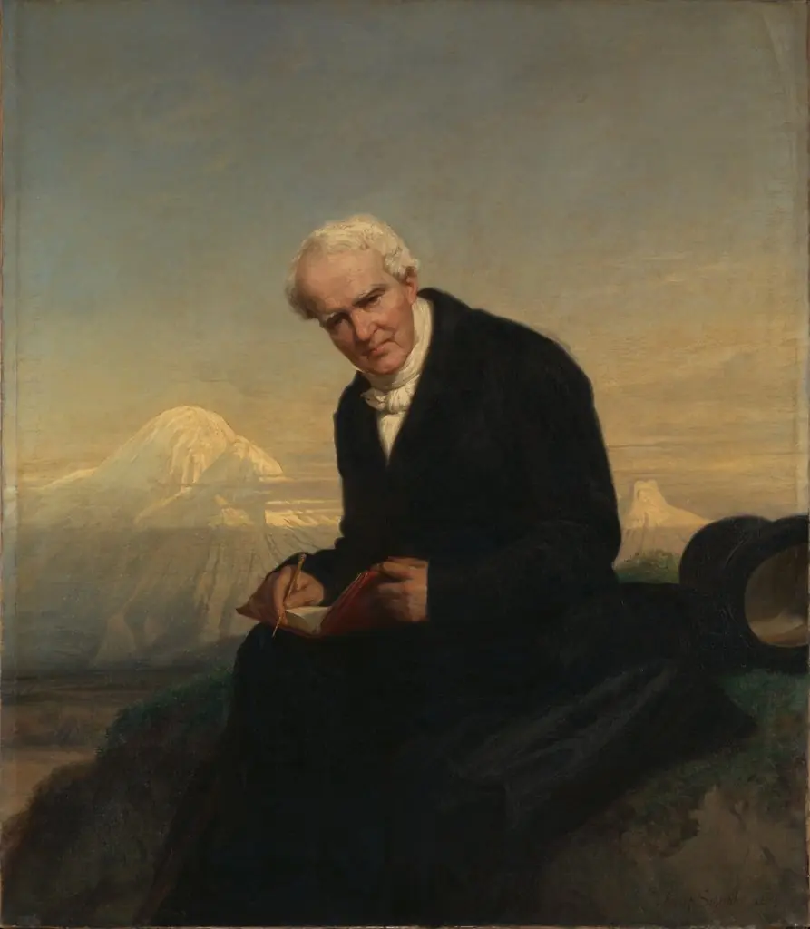 Baron Alexander von Humboldt, by Julius Schrader, 1859