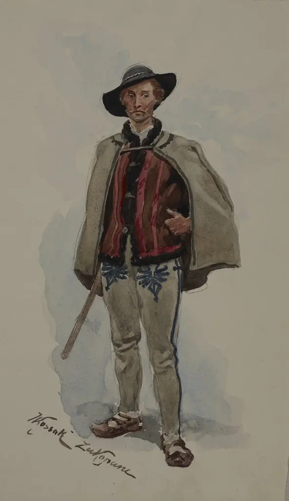 Highlander from Zakopane, by Juliusz Kossak