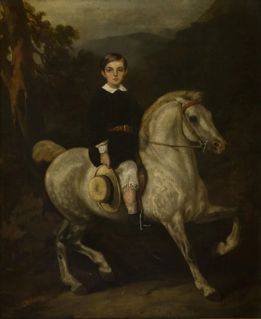 Portrait of General Hauke's Son, by Juliusz Kossak