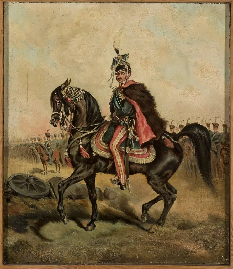 Prince Józef Poniatowski on the “Szuma” mare from Sanguszka stud farm, by Juliusz Kossak