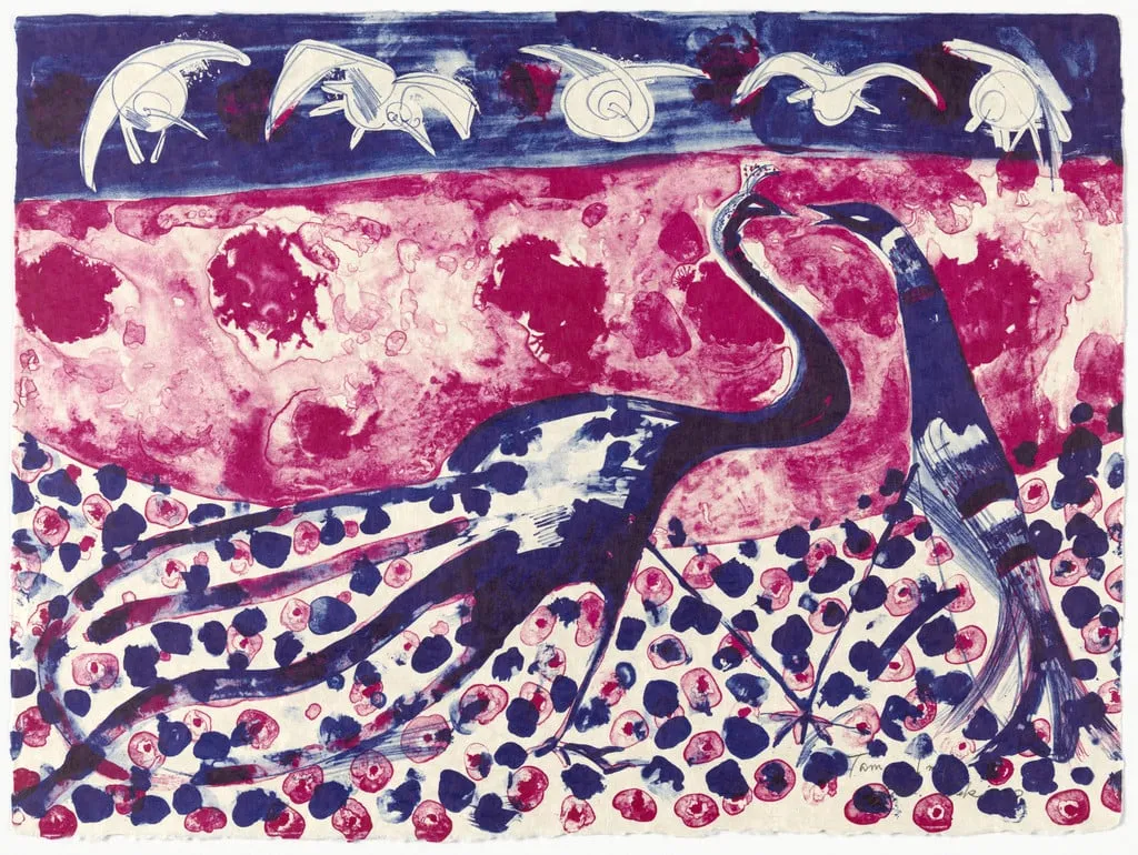 Untitled, by Jun'ichiro Sekino, ink, 1963