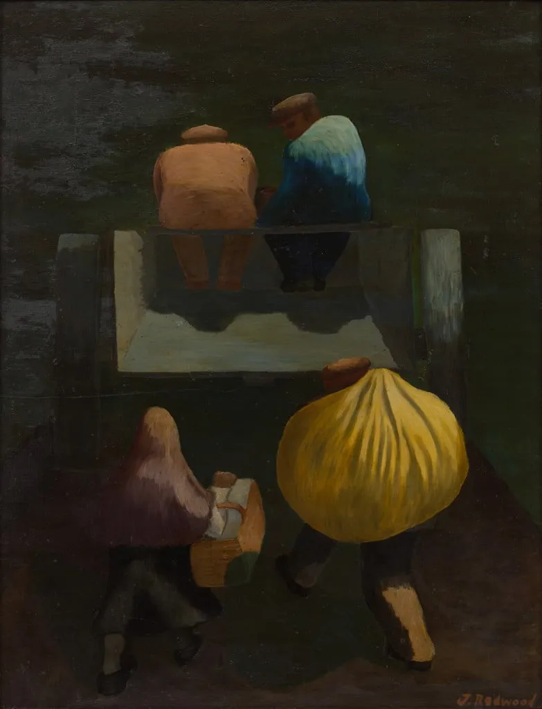 Untitled, by Junius Redwood, oil, 1941