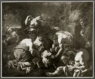 Jupiter Suckling from the Goat Amalthea