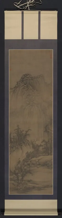 Buddhist Retreat by Stream and Mountains, by Juran, unspecified, 972