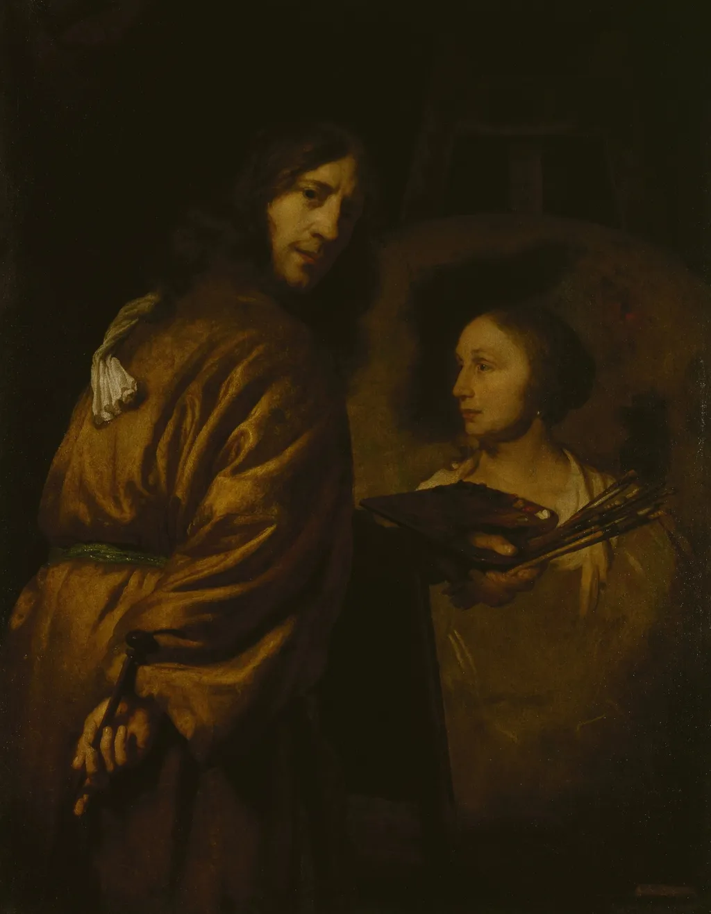 Self-Portrait, by Jürgen Ovens, oil, 1670