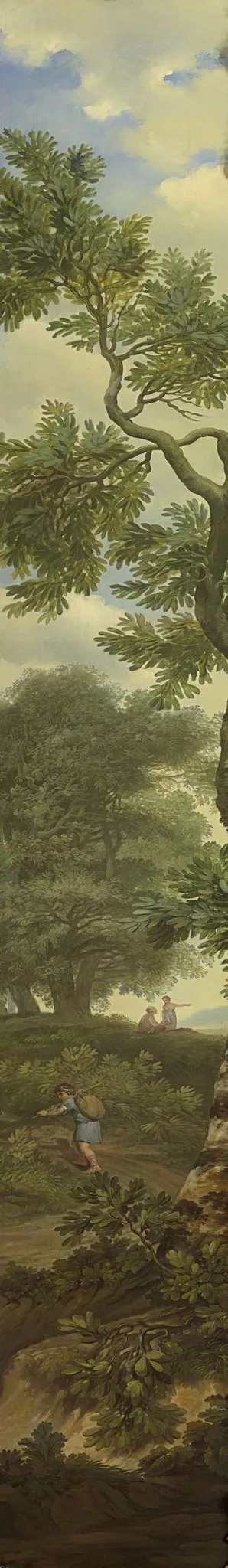 Arcadisch landschap met een reiziger, by Jurriaen Andriessen, oil, 1771