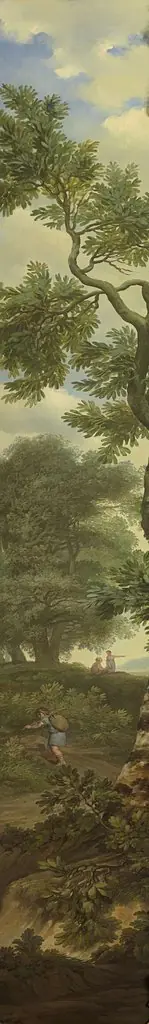Arcadisch landschap met een reiziger, by Jurriaen Andriessen