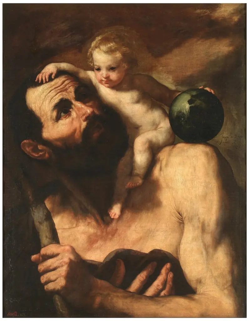 Saint Christopher, by Jusepe de Ribera