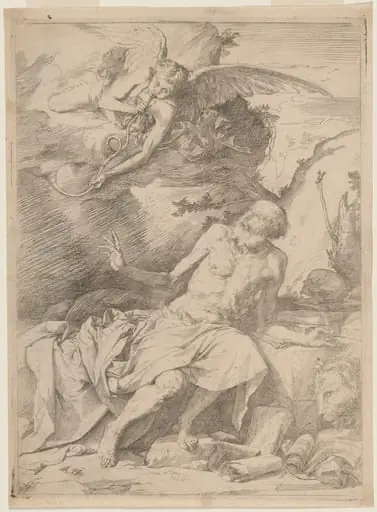 Saint Jerome Hearing the Trumpet of the Last Judgement, by Jusepe de Ribera