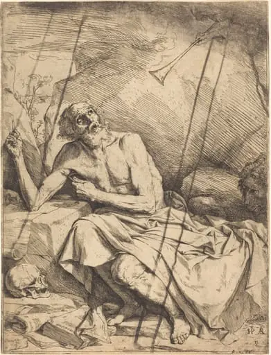 Saint Jerome Hearing the Trumpet of the Last Judgment, by Jusepe de Ribera