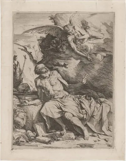 Saint Jerome Hearing the Trumpet of the Last Judgment, by Jusepe de Ribera