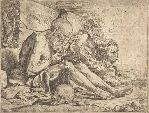 Saint Jerome Reading, by Jusepe de Ribera
