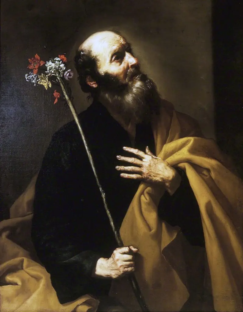 Saint Joseph with the Flowering Rod, by Jusepe de Ribera