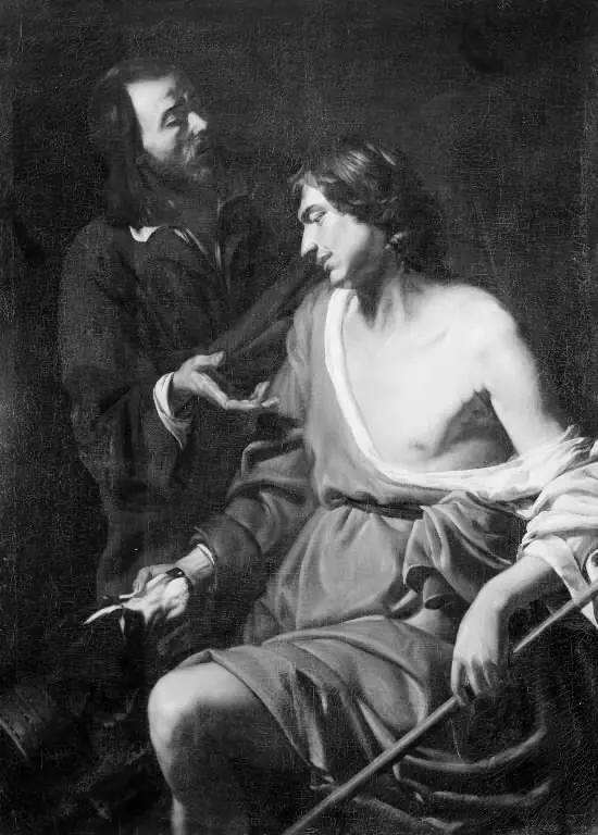 Sitting Person Conversing One Standing, by Jusepe de Ribera