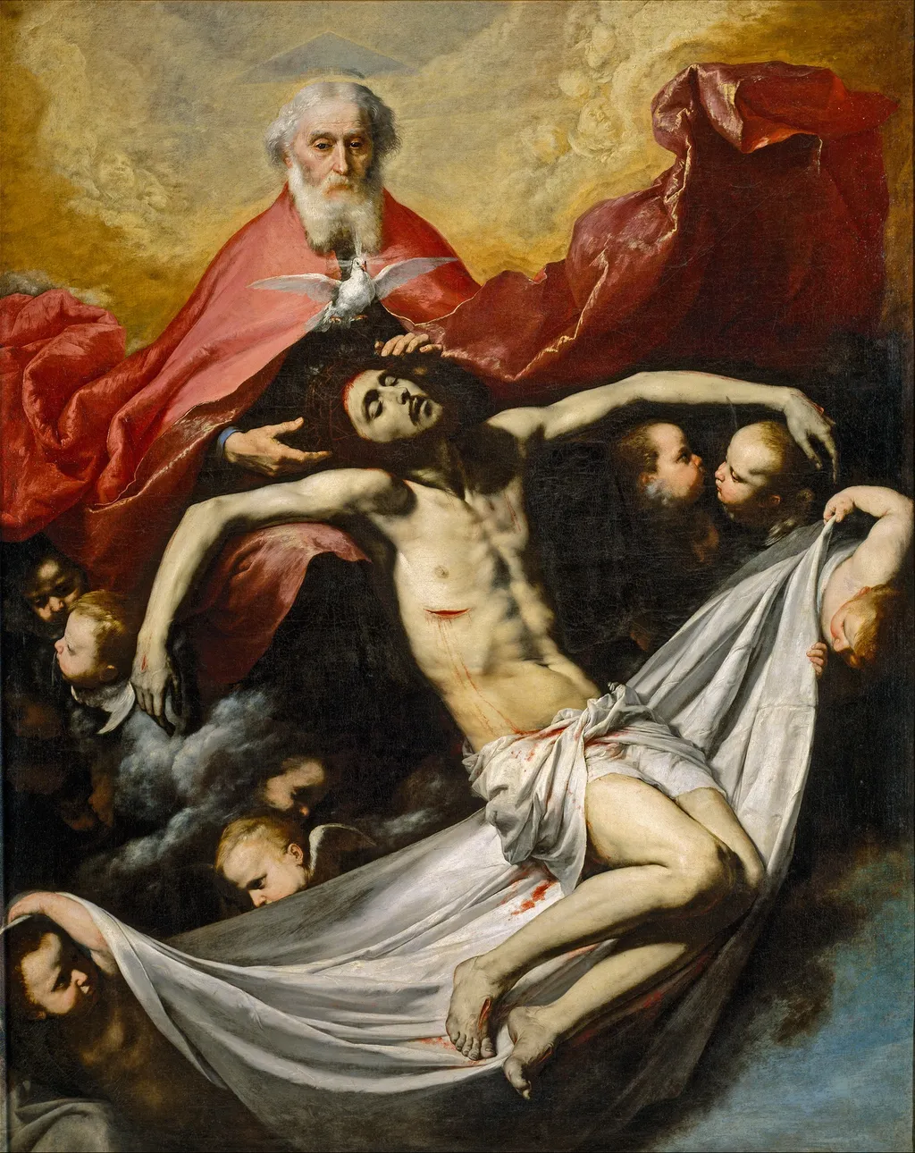 The Trinity, by Jusepe de Ribera, oil, 1635