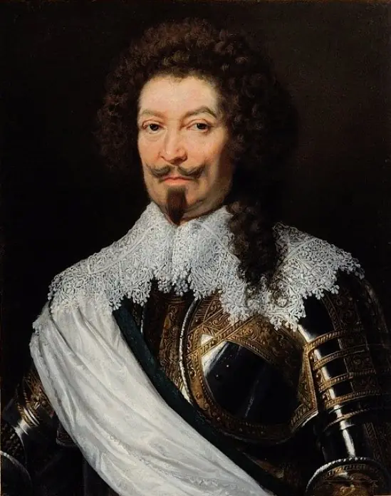 Portrait of Charles de Lorraine, fourth Duke of Guise in armour, by Justus Sustermans